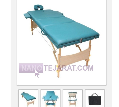 Wooden massage table